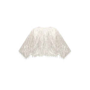 Mint Velvet Silver Embellished Sequin Jacket